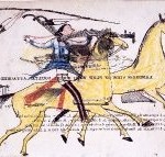 Young warrior with 2 yellow horses Capture the Moment